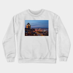 Quebec City Lights Crewneck Sweatshirt